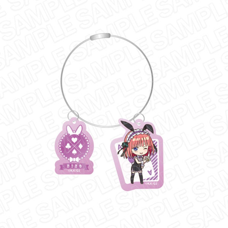 Gotoubun no Hanayome – Wire Keychain – Nakano Nino – Casino ver. (Contents Seed)