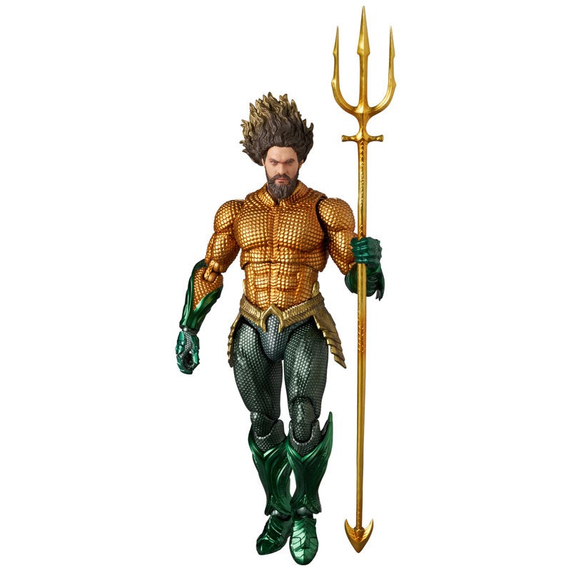 Aquaman and the Lost Kingdom – Aquaman – Mafex (No.267) – Gold  Green Suit (Medicom Toy)