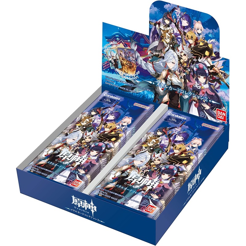 Genshin Impact Trading Card Game – Metal Card Collection 2 (Bandai)