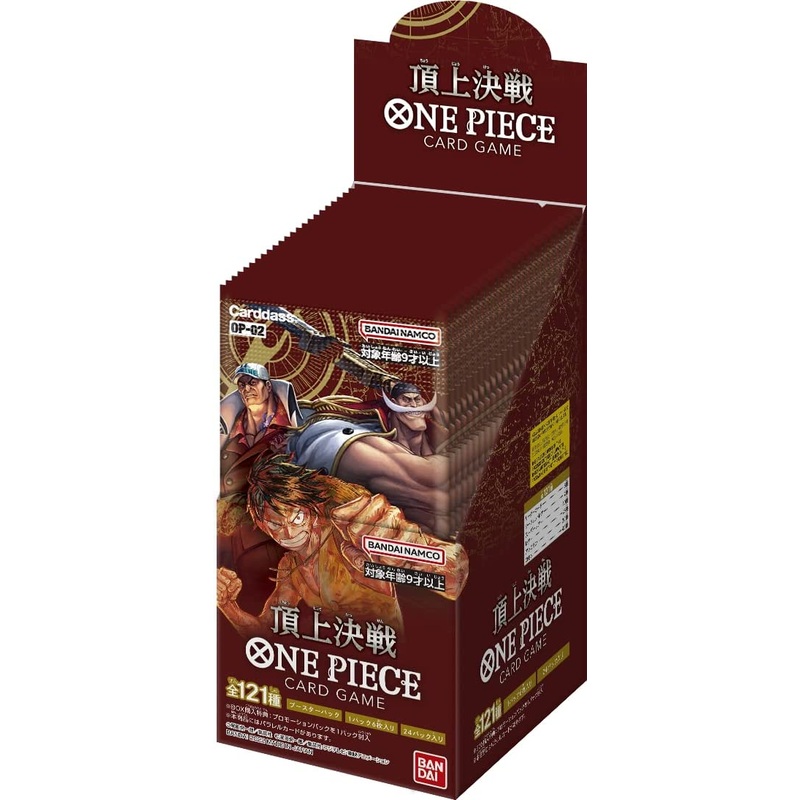 One Piece Trading Card Game – Paramount War – OP-02 – Booster Box – Japanese Ver (Bandai)
