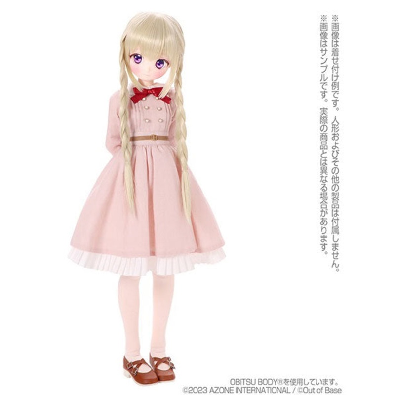 1/3 Scale 45 Fraulein One-piece Dress Rose Pink (DOLL ACCESSORY)