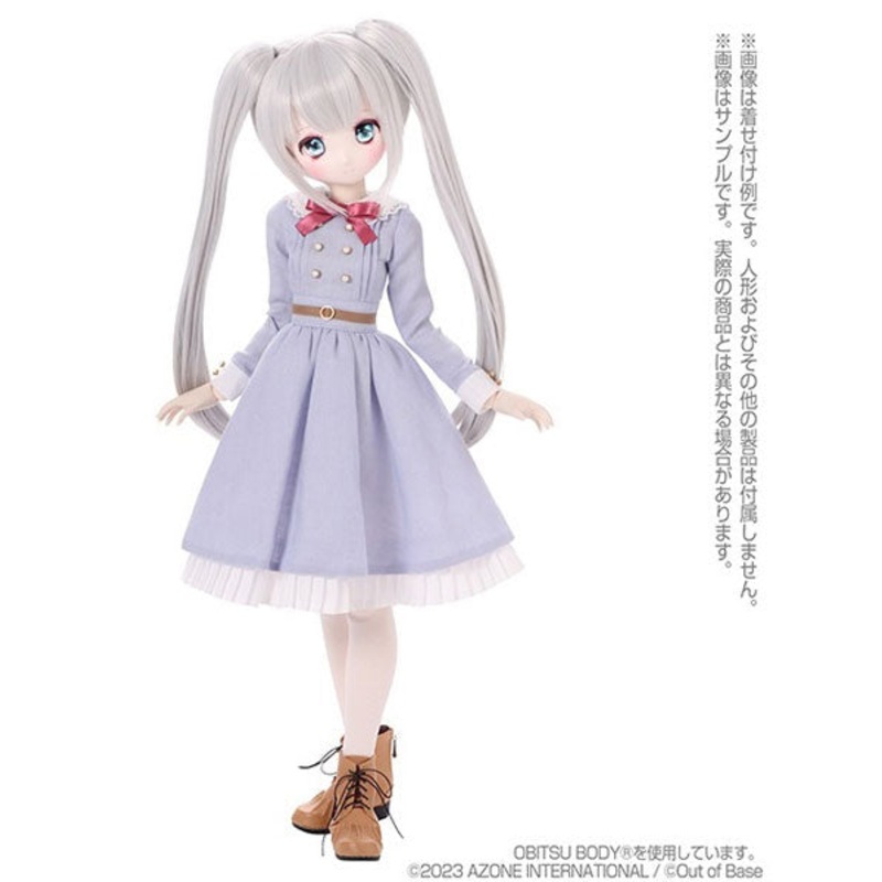 1/3 Scale 45 Fraulein One-piece Dress Saxe Blue (DOLL ACCESSORY)