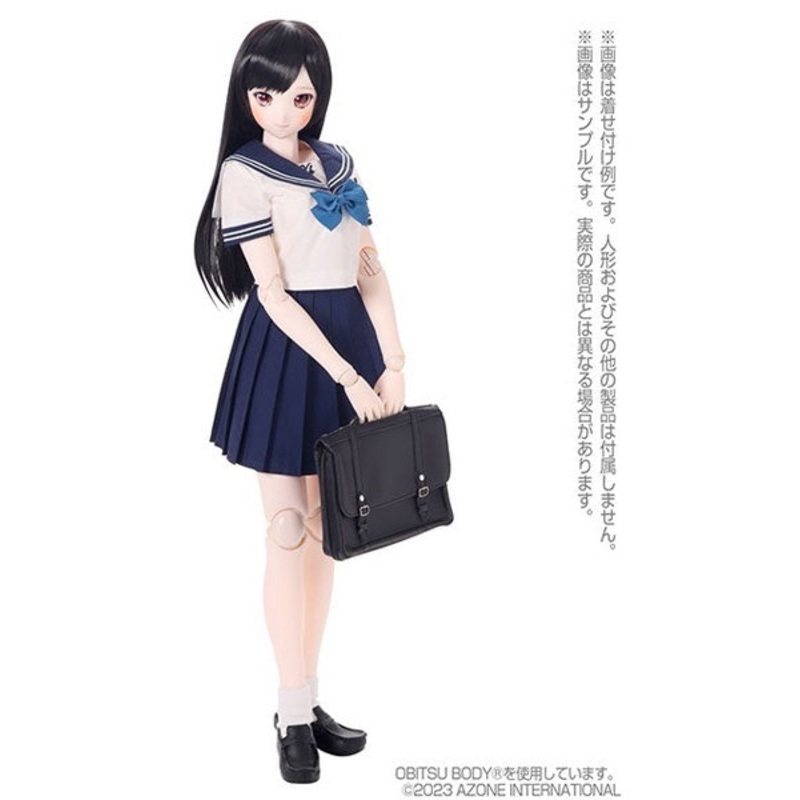 1/3 Scale AZO2 Kina Kazuharu School Uniform Collection “Kazuharu Private High School Summer Uniform Sailor set” White x Navy (DOLL ACCESSORY)