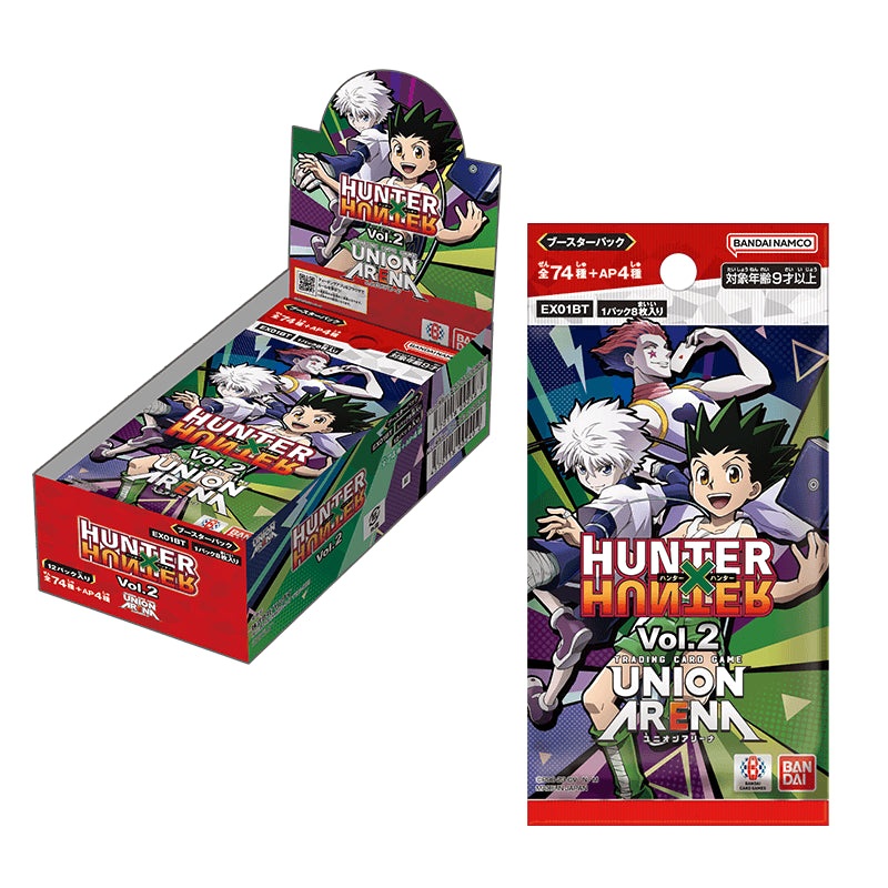 UNION ARENA Trading Card Game – Booster Box – HUNTERHUNTER vol. 2 – Japanese ver. (Bandai)