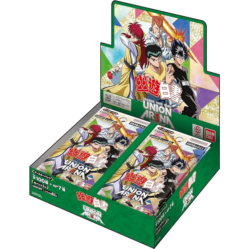 UNION ARENA Trading Card Game – Booster Pack – YuYuHakusho (Bandai) (BOX), 16 Pack