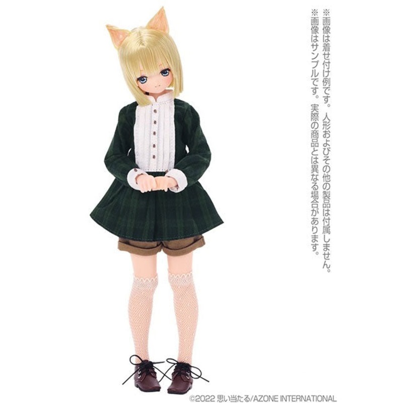 1/6 Pure Neemo Wear PNS Dot Tulle Knee-high Socks B set Black, Ivory (DOLL ACCESSORY)