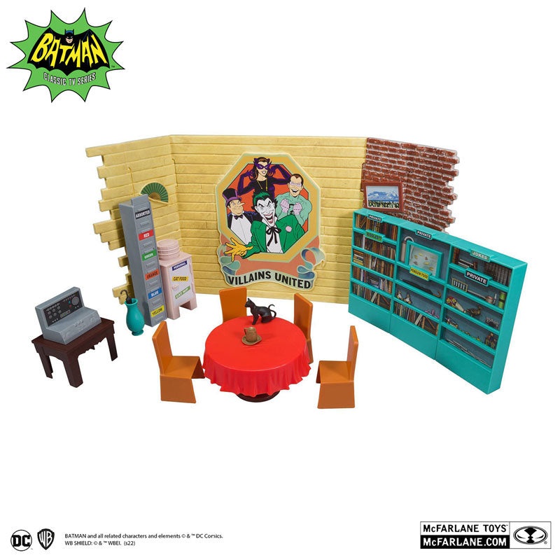 “DC Comics” DC Retro Play Set Villain’s Hideout [TV Show “Batman 1966 TV Series”]