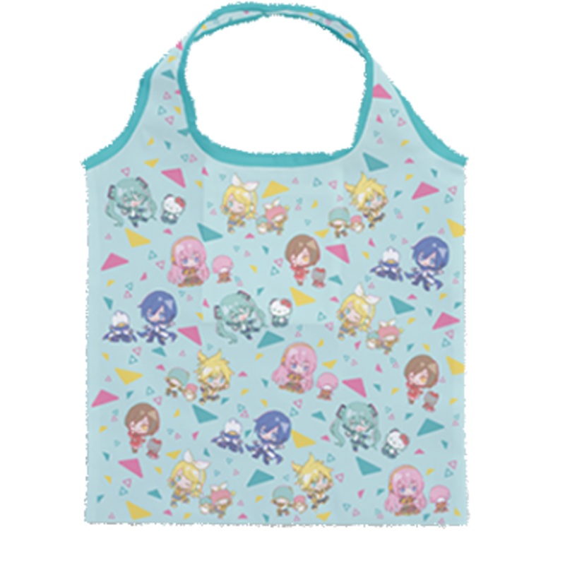 Project Sekai Colorful Stage! feat. Hatsune Miku x Sanrio Characters – Mini Character Eco Bag – Turquoise (SEGA)