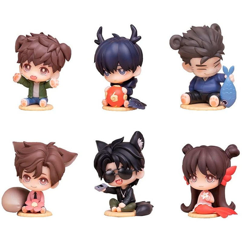 TIME RAIDERS – Cute Animal Chibi Figure Series Set of 6 (Myethos)