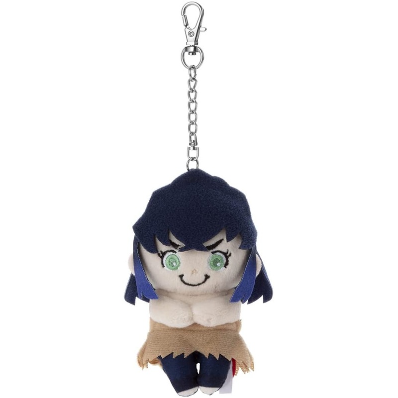 Kimetsu no Yaiba – Hashibira Inosuke – Chokkorisan – Plush Keychain – Without Mask (Takara Tomy A.R.T.S)