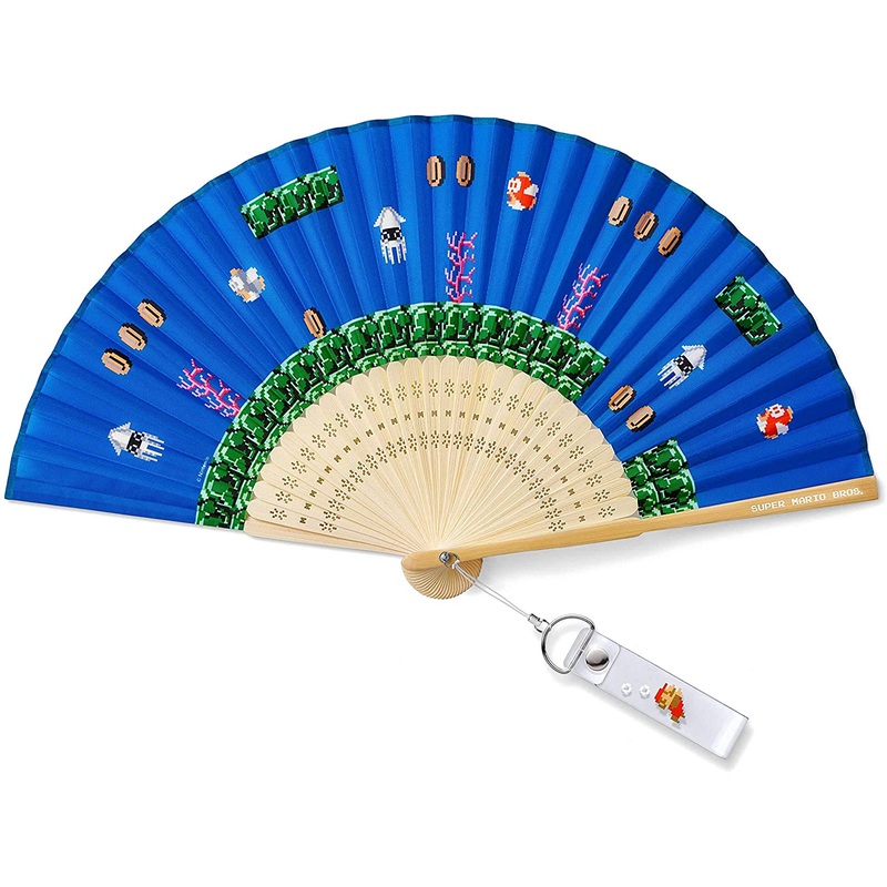 Super Mario – Folding Fan – Water Level (Nintendo Store)