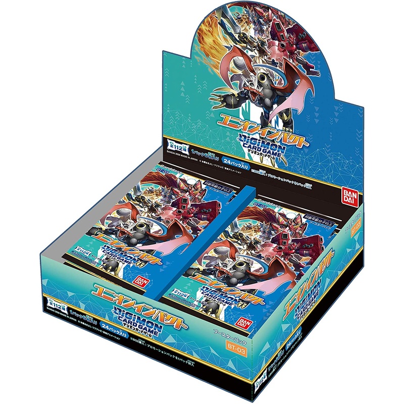 Digimon – Union Impact Booster Box – Digimon Trading Card Game – Japanese Ver. (Bandai)