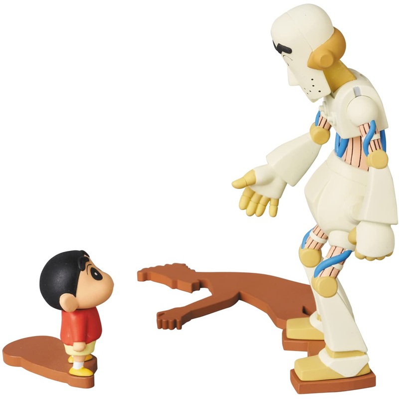 Crayon Shin-chan Gachinko! Gyakushuu no Robo Tou-chan – Nohara Shinnosuke & Robo Hiroshi – UDF Crayon Shin-chan Series 4 – Ultra Detail Figure No.676 (Medicom Toy)