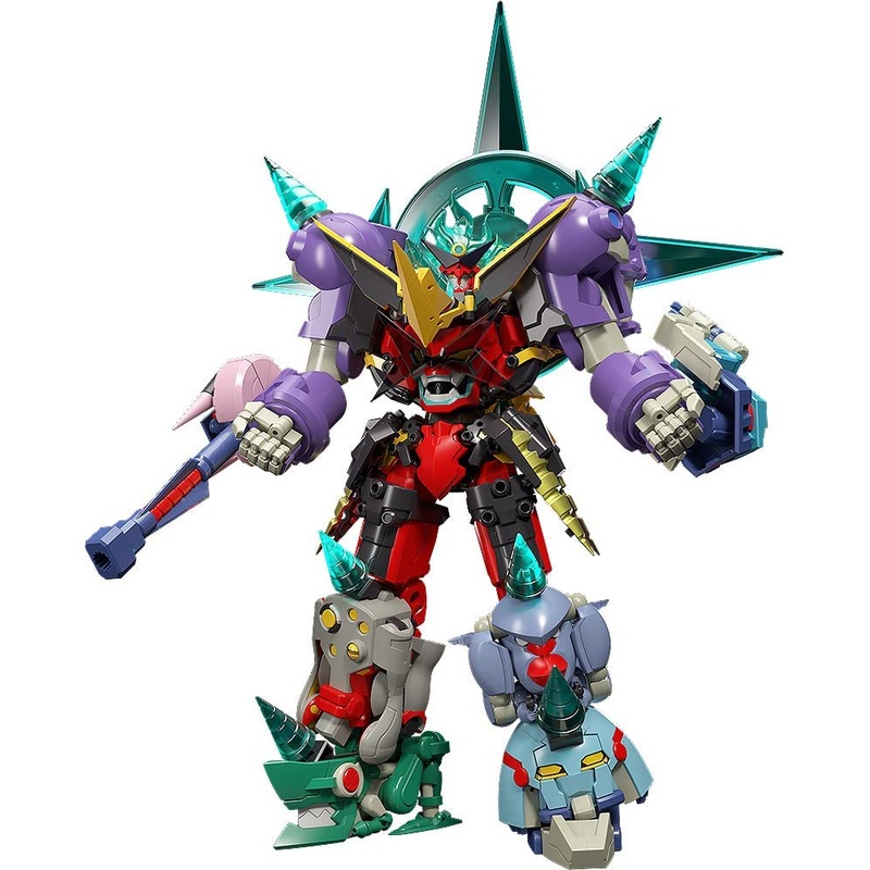 Tengen Toppa Gurren-Lagann – Dayakkaiser – Einzer – Gurren-Lagann – Infinite Combining Gurren Dan Lagann – Kidknuckle – King Kittan – Kiyalunga – Mo-Shogun – Sawzorthn – Twinboekun – THE GATTAI (Good Smile Company)