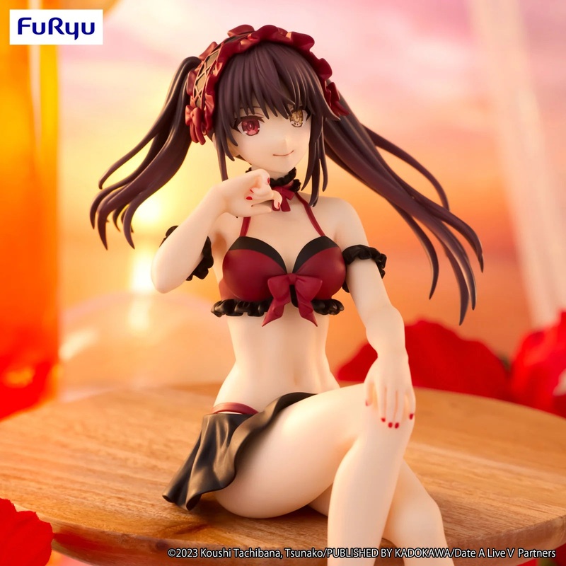 Date A Live V Noodle Stopper Figure – Kurumi Tokisaki Swimsuit Version