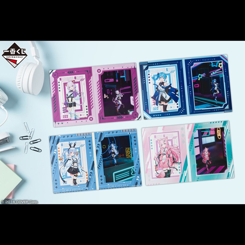 Ichiban Kuji Hololive Cyberpunk Style – Postcard Set Prize Postcard Set Complete Set of 4 Types