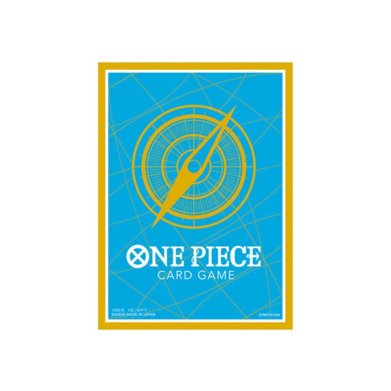 One Piece Card Game Official Limited Card Sleeves – Standard Blue Gold [BCGF Post-Event]