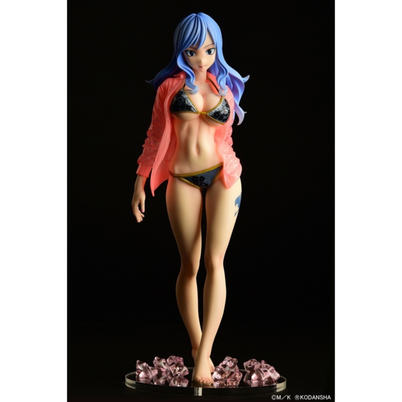 Fairy Tail – Juvia Lockser Gravure Style Black Red blue Bikini!! Wet See-through Shirt SP