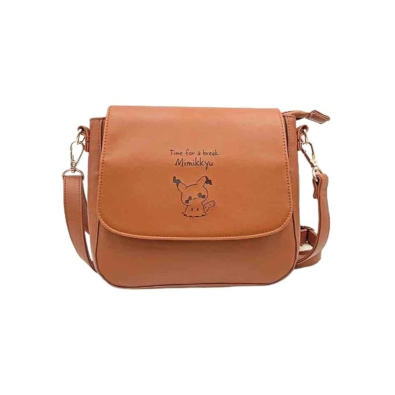 Pokemon Peaceful Place Bag – Mimikyu Brown Shoulder Bag