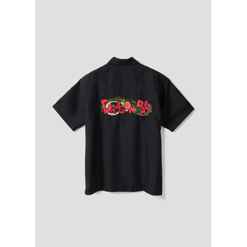 Dragon Ball Z Graniph Collection Collaboration Clothing – DRAGON BALL Logo Big Silhouette Politoro Short Sleeve Shirt