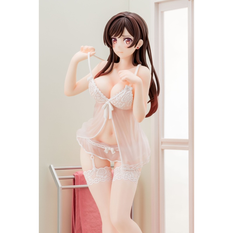 Rent a Girlfriend Completed Figure – Mizuhara Chizuru See-through Lingerie Figure Angel White Ver. 1/6