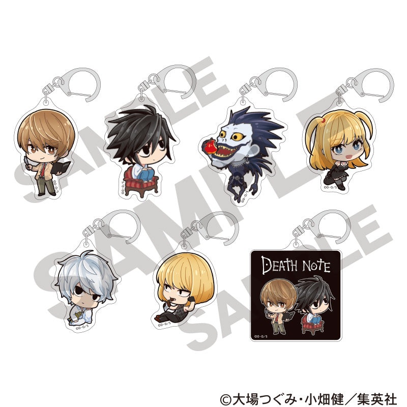 Death Note – Acrylic Keychain Complete Set of 7 Types