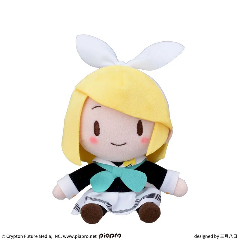 Project Sekai Colorful stage! feat.Hatsune Miku Fluffy Petite Mini Plush Toy – Kagamine Rin Uniform Version