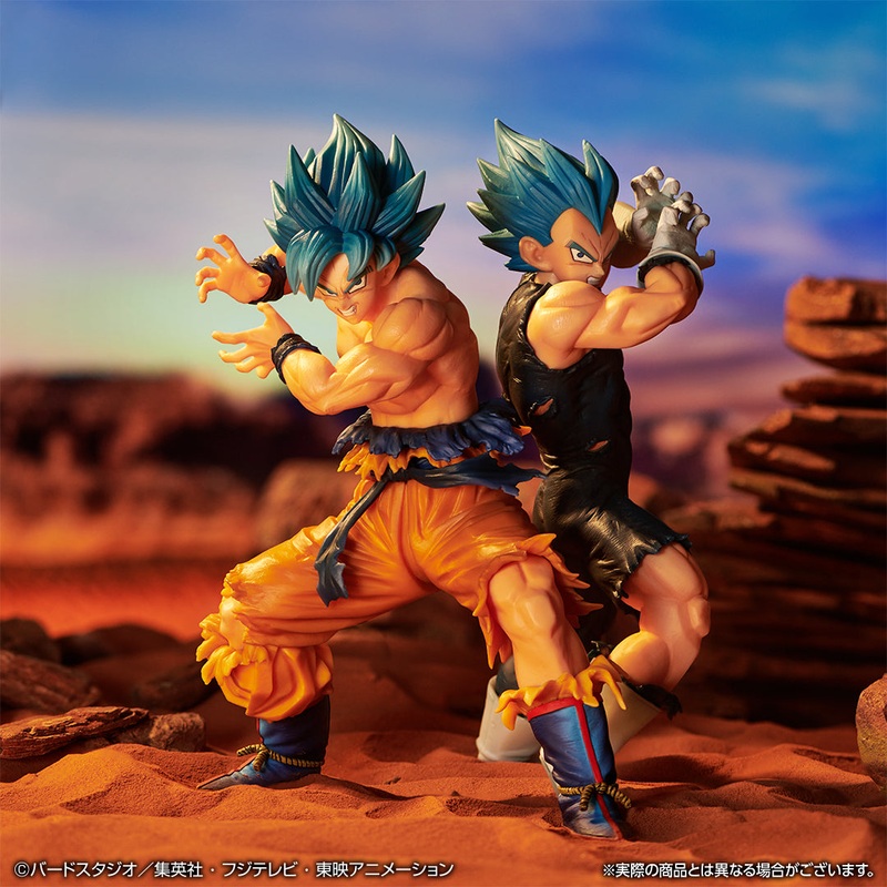 DRAGON BALL FIGURE ICHIBAN KUJI DRAGON BALL VS OMNIBUS SUPER (A) GOKU AND VEGETA BLUE