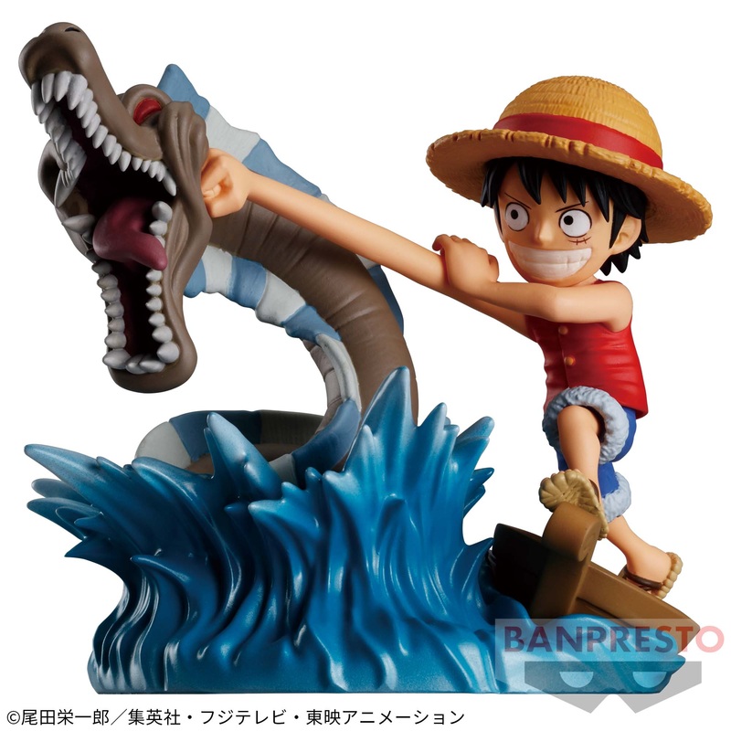 ONE PIECE WORLD COLLECTABLE FIGURE LOG STORIES -MONKEY D. LUFFY VS NEAR SEA LORD