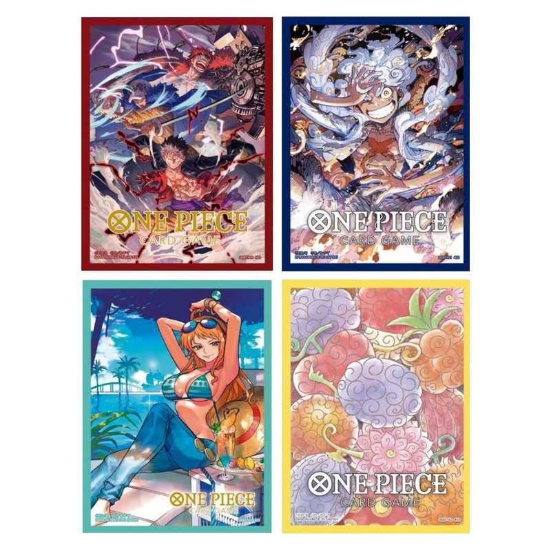 Bandai One Piece Card Game Official Card Sleeves 4 set