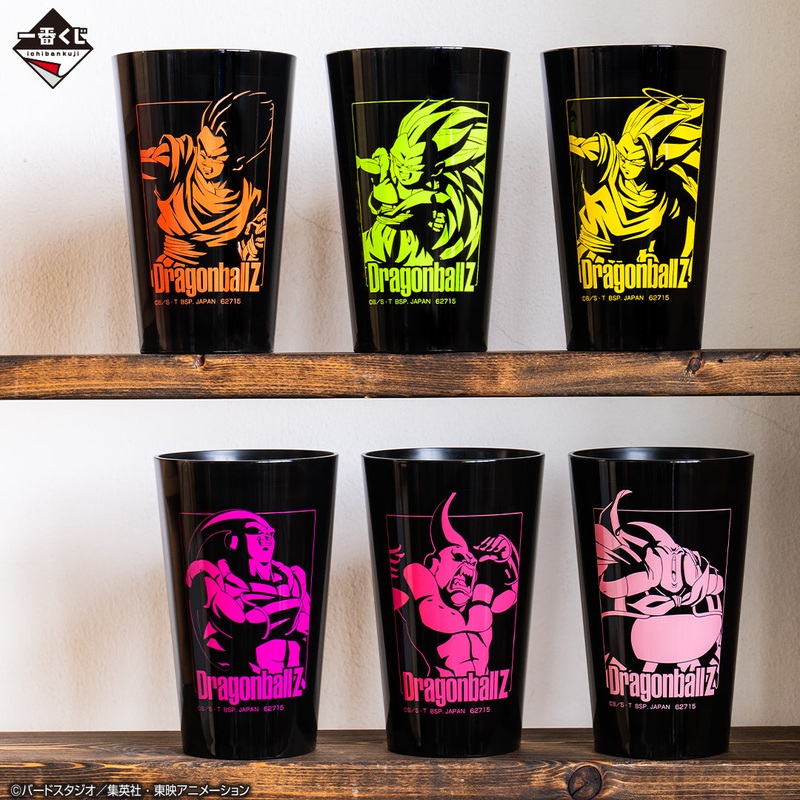 DRAGON BALL ICHIBAN KUJI CLASH!! BATTLE FOR THE UNIVERSE – PRIZE G – TUMBLER – FULL SET 6 Pcs