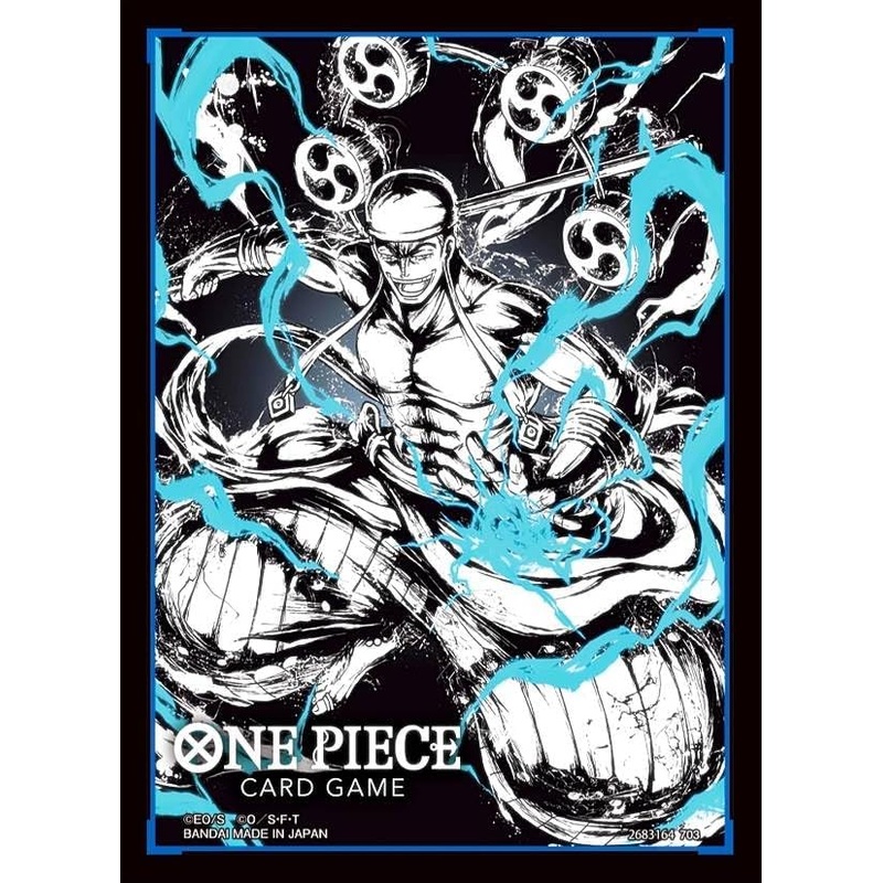 BANDAI ONE PIECE CARD GAME OFFICIAL CARD SLEEVES 5 – ENEL