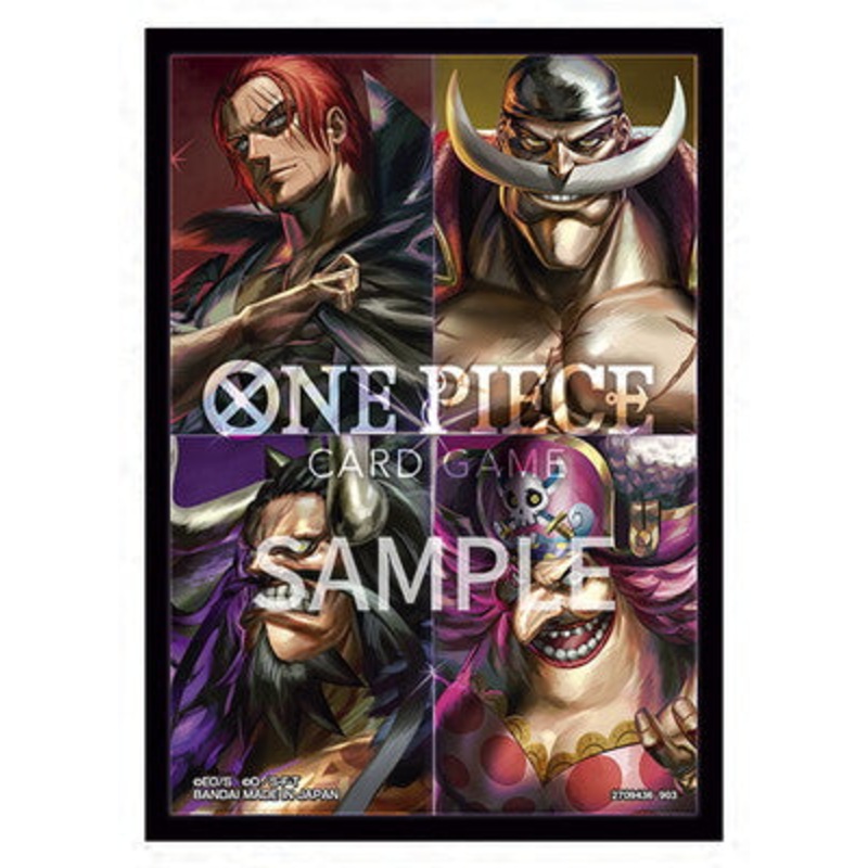 BANDAI ONE PIECE CARD GAME OFFICIAL CARD SLEEVES LIMITED EDITION – FOUR EMPERORS