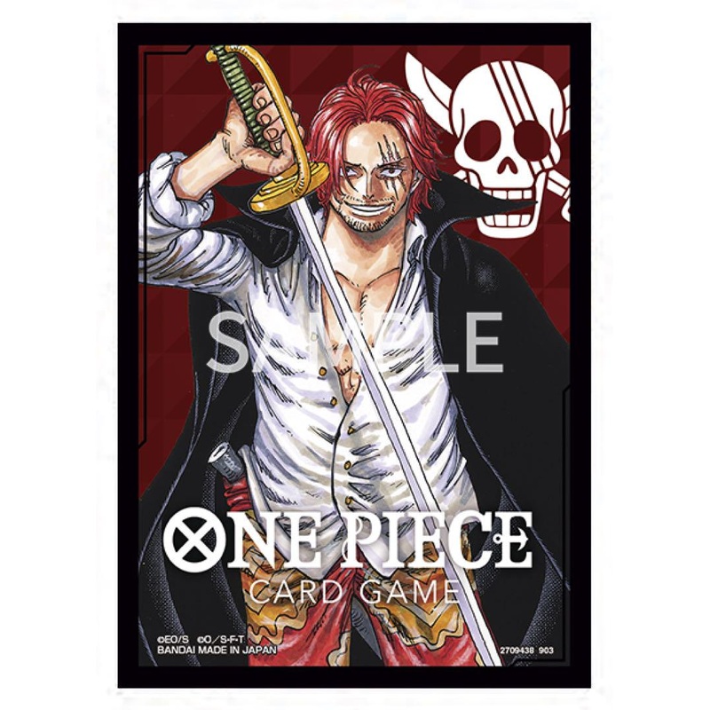 BANDAI ONE PIECE CARD GAME OFFICIAL CARD SLEEVES LIMITED EDITION – SHANKS