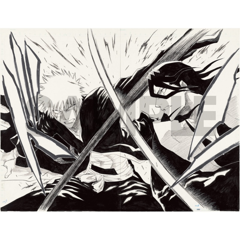 BLEACH EXHIBITION – BLEACH EX. Genga manuscript  165. Dark Side of Universe 2
