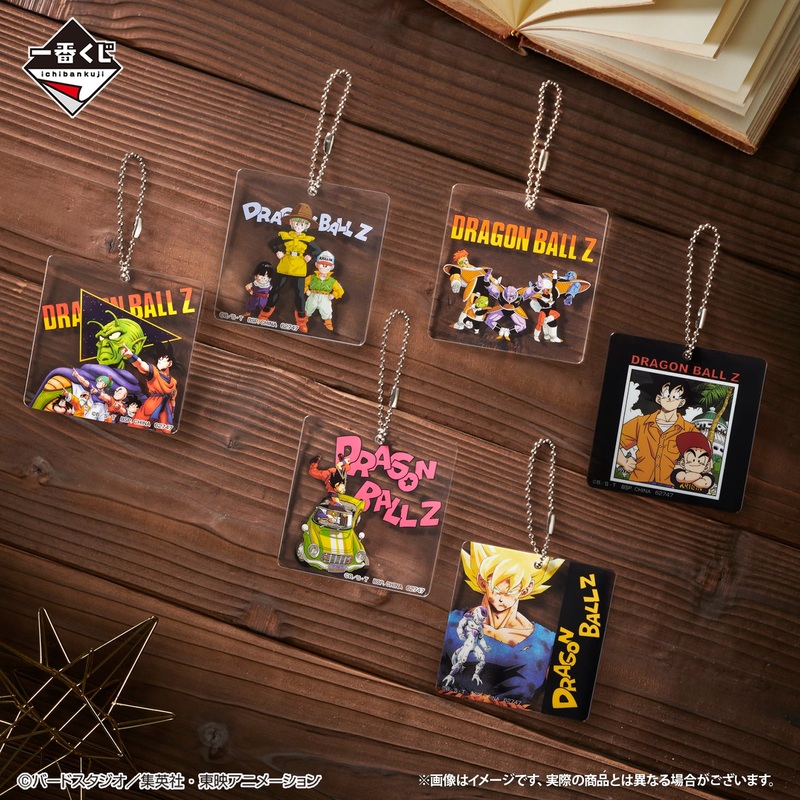 DRAGON BALL ICHIBAN KUJI VS OMNIBUS BRAVE – PRIZE H – CLEAR KEYCHAIN FULL SET 6 Pc