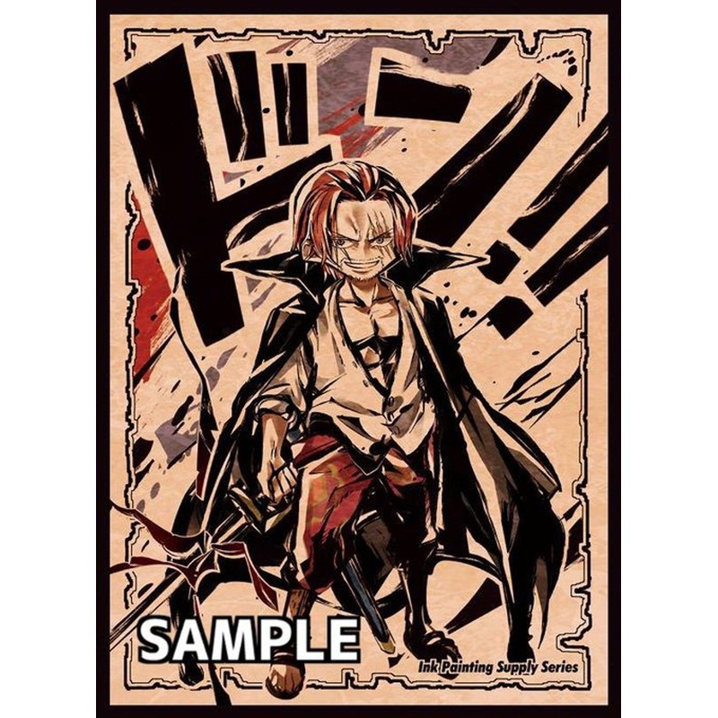 ONE PIECE CARD GAME – CARD SLEEVES INK PAINTING SUPPLY SERIES SUMI-E – SHANKS