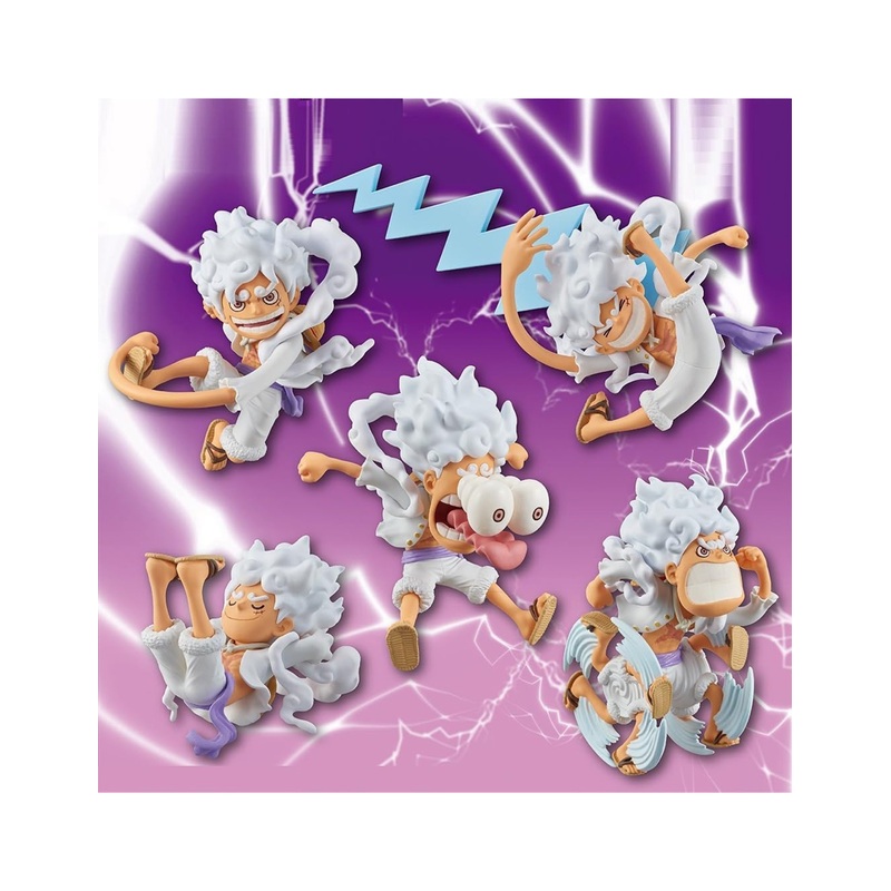 ONE PIECE WORLD COLLECTABLE FIGURE – MONKEY D LUFFY GEAR 5 SPECIAL SET
