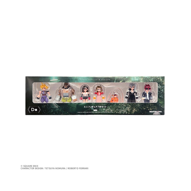 FINAL FANTASY VII REBIRTH COMMEMORATIVE KUJI – D PRIZE SET OF 7 MINIFIGURES