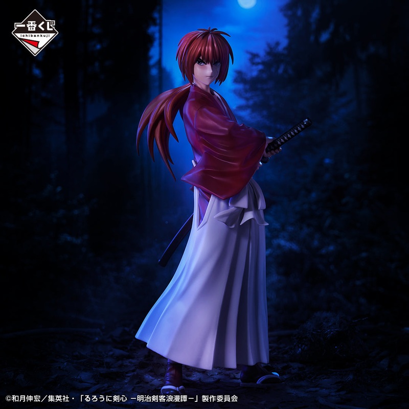 RUROUNI KENSHIN FIGURE ICHIBAN KUJI – MEIJI SWORDSMAN ROMANTIC STORY- LAST ONE PRIZE- KENSHIN HIMURA