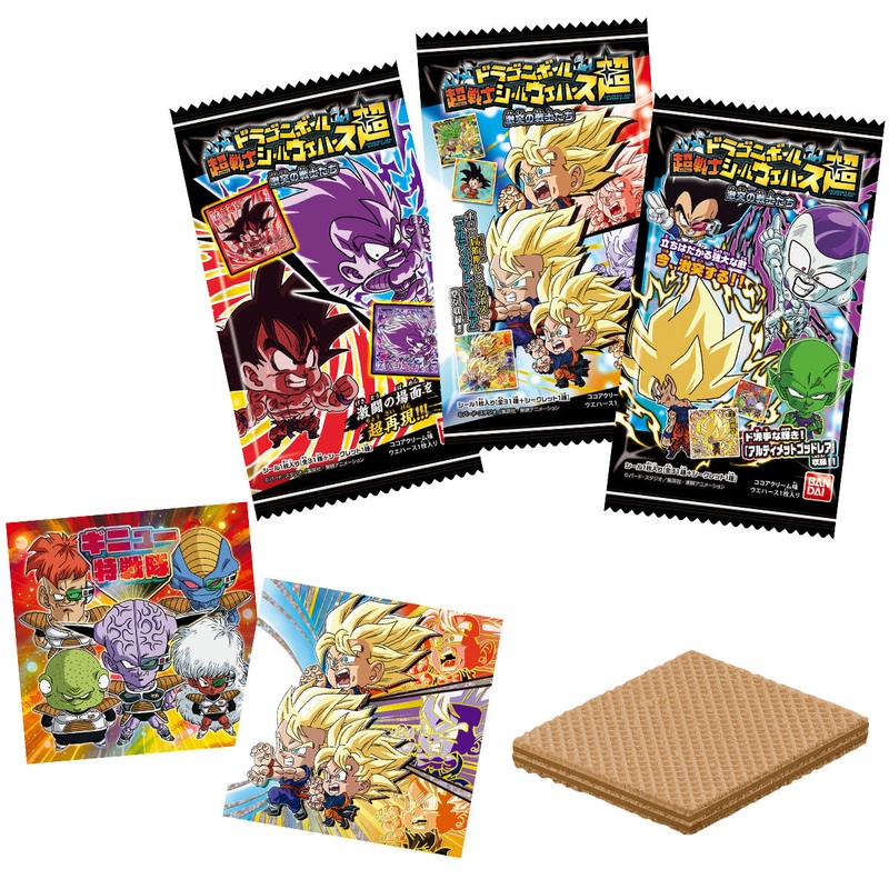 Dragon Ball Super – Warrior Seal Wafer Super Clash of Warriors Candy Toys, Snacks (Box of 20 Pcs)