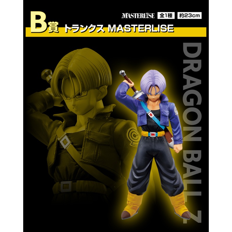 DRAGON BALL FIGURE ICHIBAN KUJI – DUEL TO THE FUTURE!! – B PRIZE – TRUNKS MASTERLISE