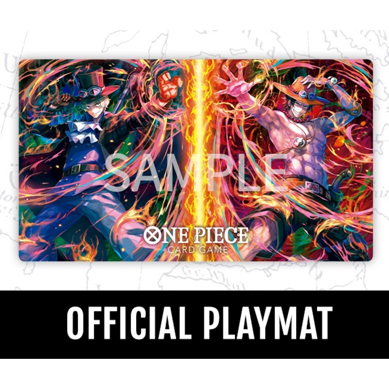 ONE PIECE CARD GAME OFFICIAL PLAYMAT – ACE & SABO