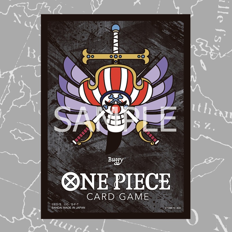 BANDAI ONE PIECE CARD GAME – Official Limited Card Sleeve Premium Matte – Buggy