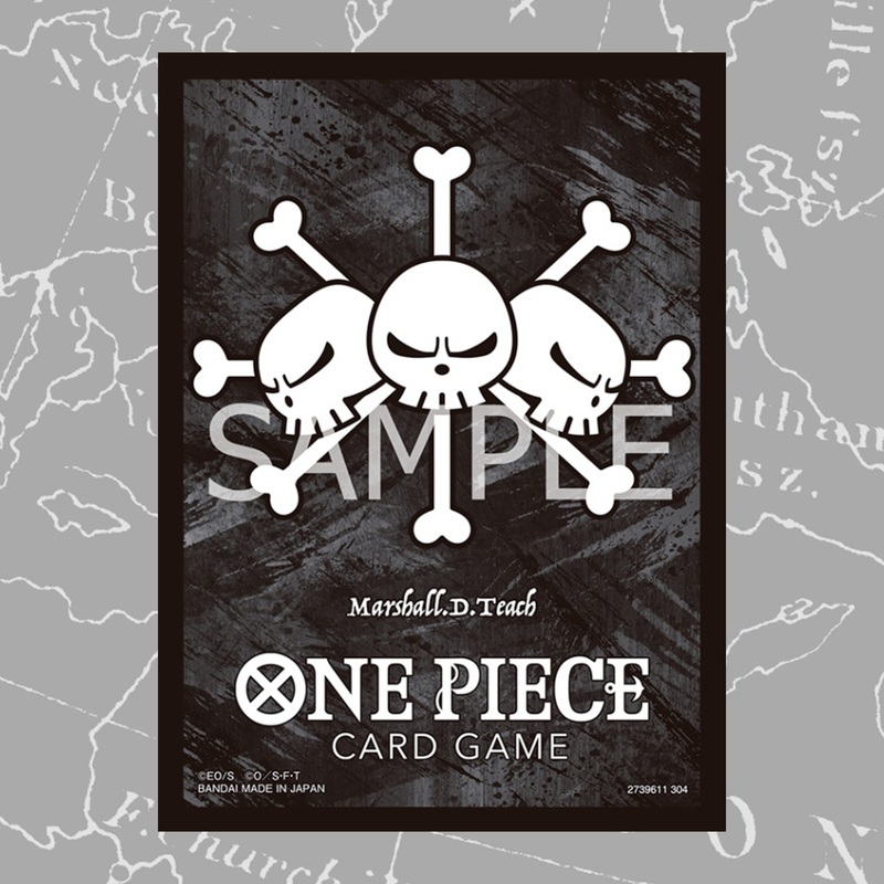 BANDAI ONE PIECE CARD GAME – Official Limited Card Sleeve Premium Matte – Marshall D. Teach