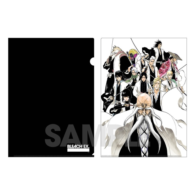 BLEACH EXHIBITION – BLEACH EX. BIG Original clear file A3 – Captain of the Gotei 13
