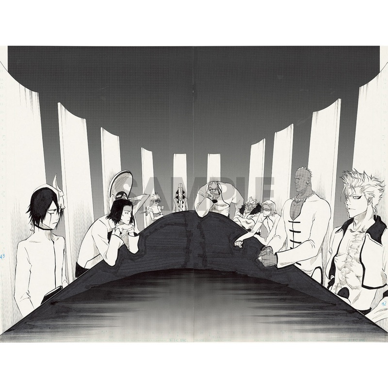 BLEACH EXHIBITION – Bleach Ex. – GENGA MANUSCRIPT 244. Born From The Fear