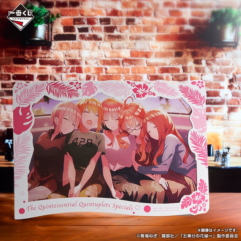 THE QUINTESSENTIAL QUINTUPLETS ICHIBAN KUJI – Quintuplets Honeymoon!! – LAST ONE Prize Newly drawn 5th anniversary art board
