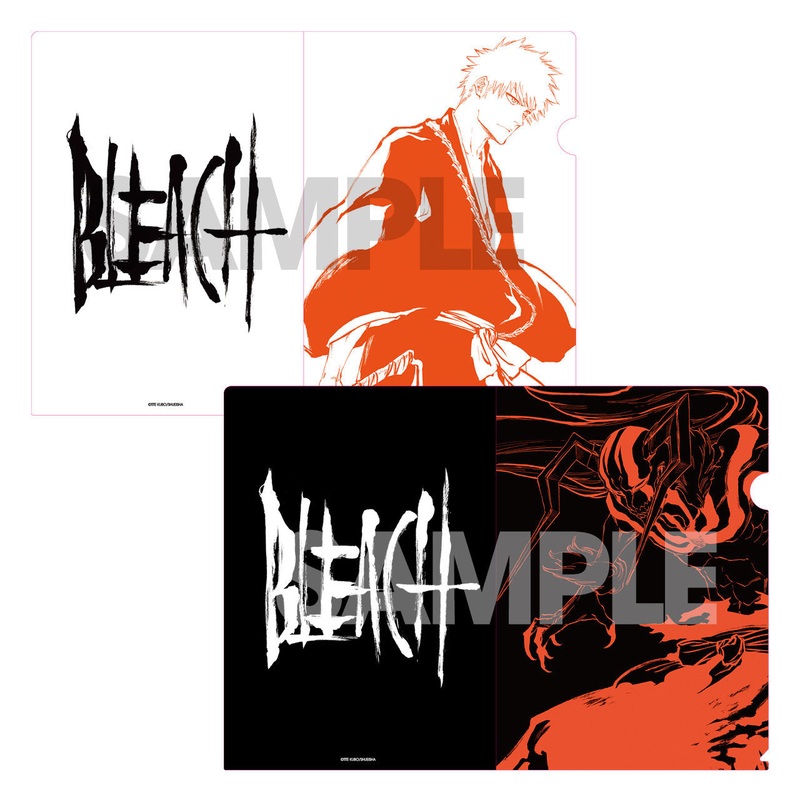 BLEACH EXHIBITION – BLEACH EX. Original clear file – Set of 2 original illustrations from the exhibition