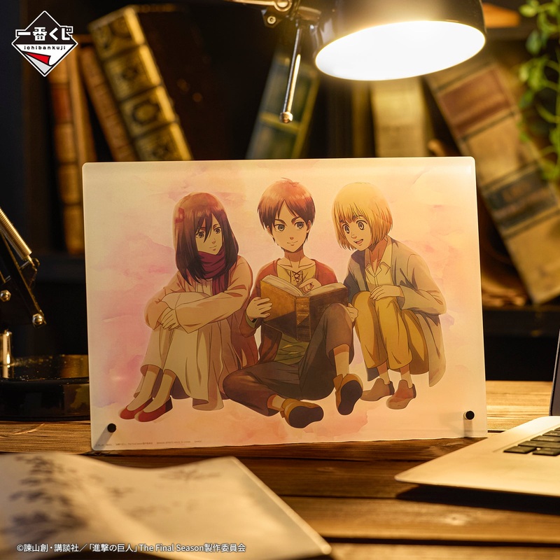 Ichiban Kuji Attack on Titan – Rumbling – D Prize – Acrylic Board – The World Outside the Walls